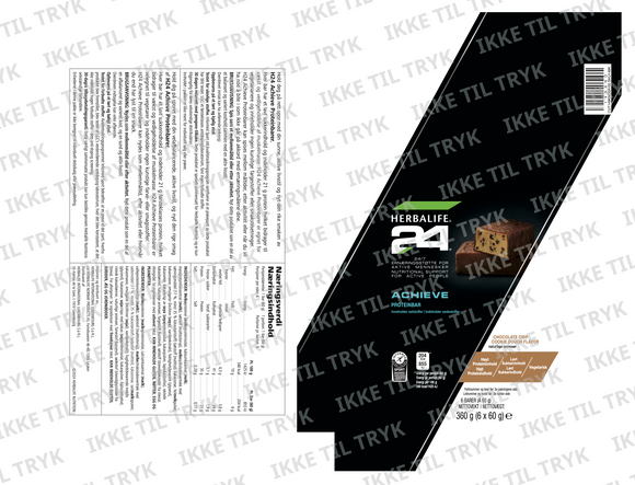 Achieve Protein Bar Chocolate Chip Cookie Dough 6x60g