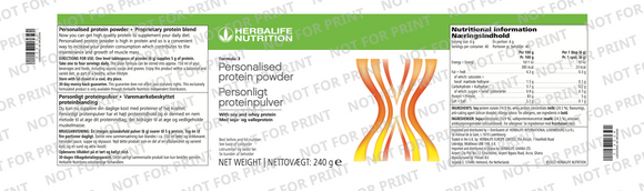 Formula 3 - Personligt proteinpulver